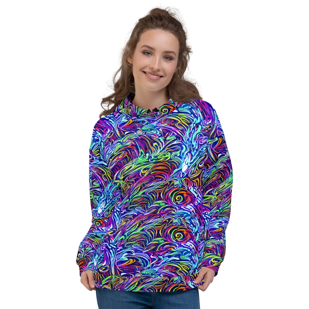 Limefire Labyrinth on Hoodie — Front