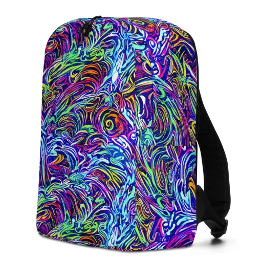 Limefire Labyrinth on a Minimalist Backpack