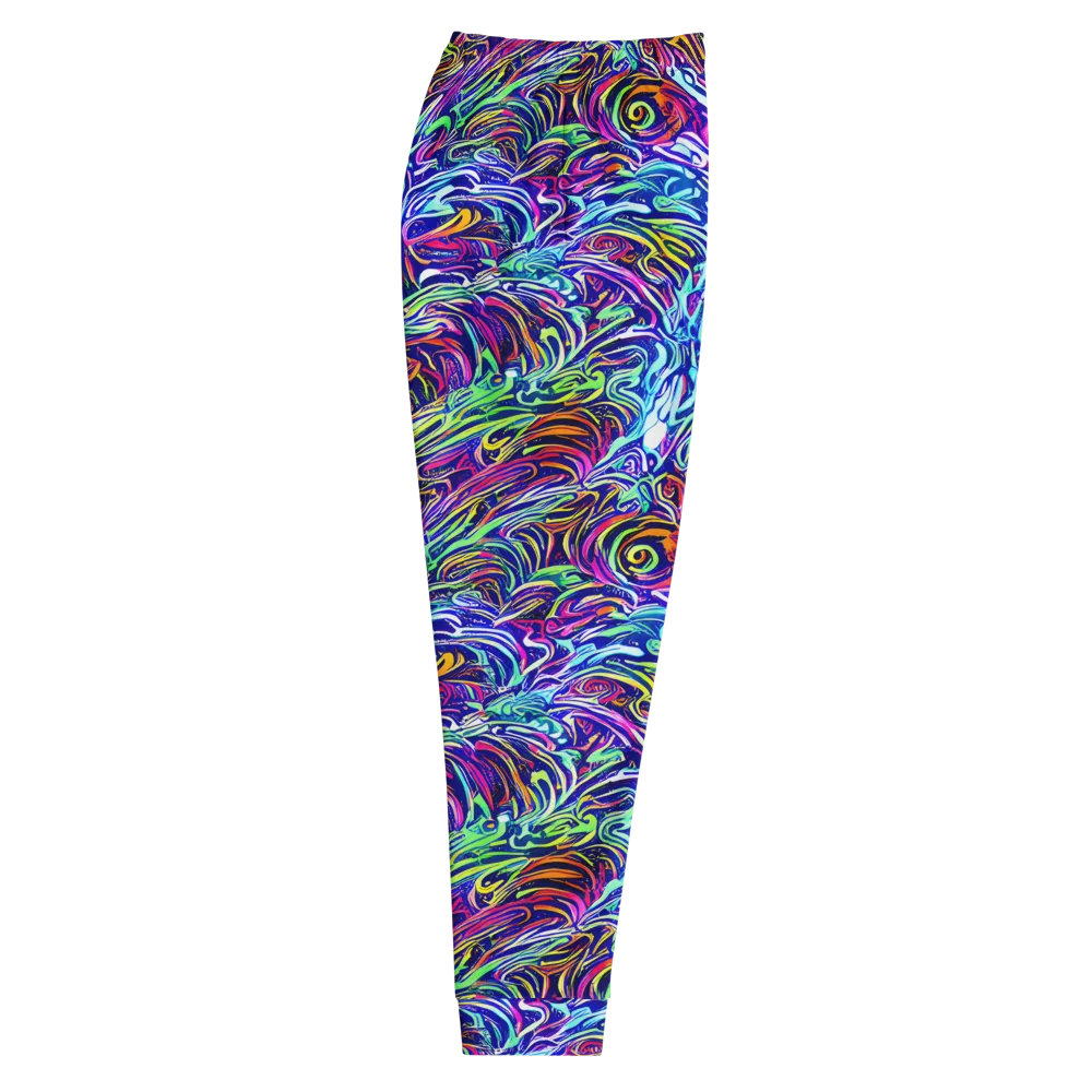 Limefire Labyrinth on Men's Joggers — Right