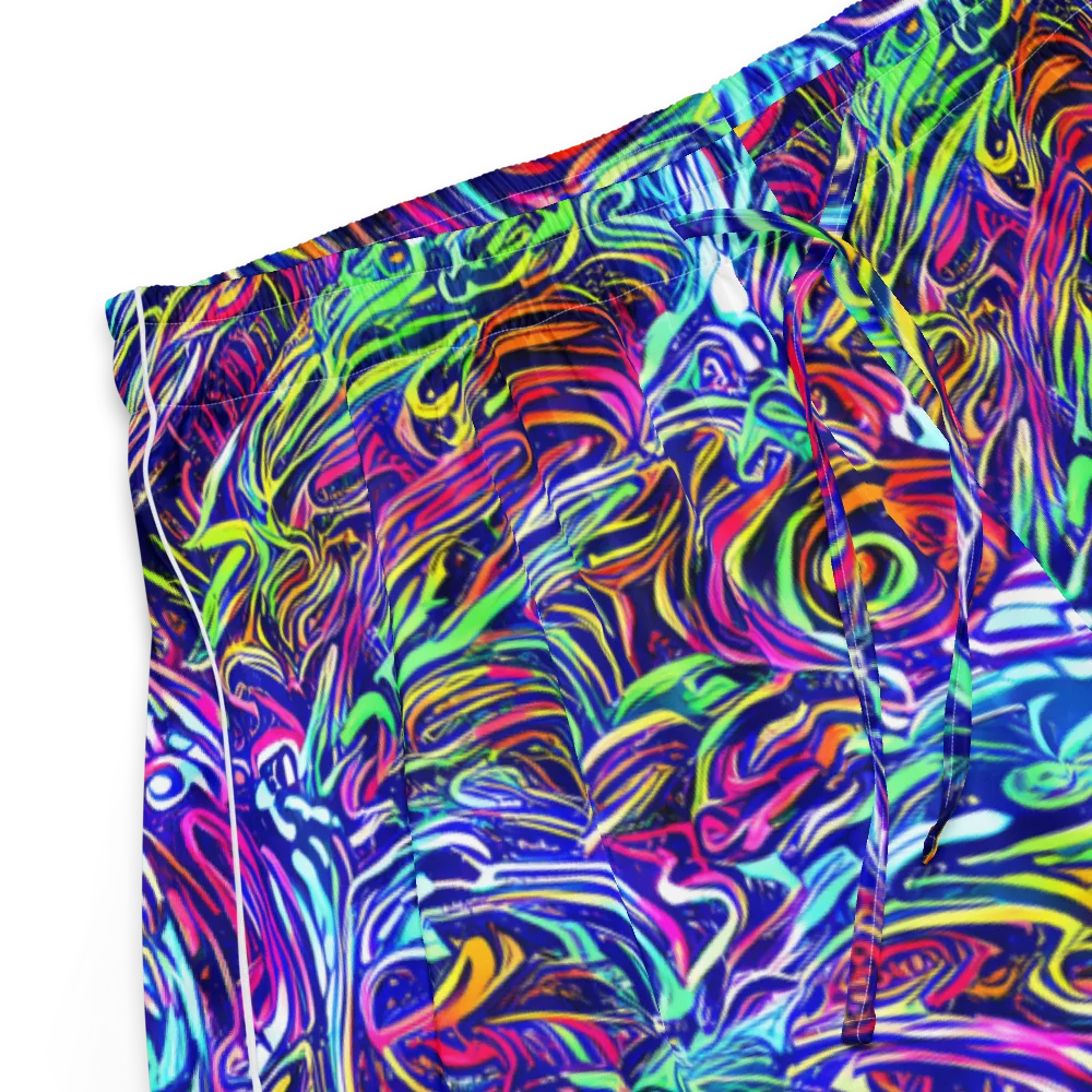 Limefire Labyrinth on Women's Pajama Shorts — Product details