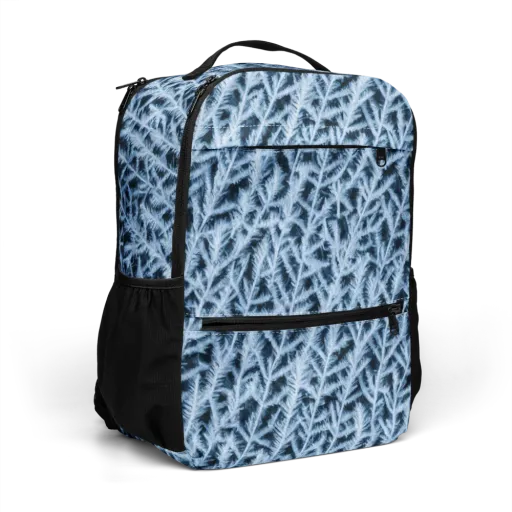 Frosted Fern on a Utility Backpack