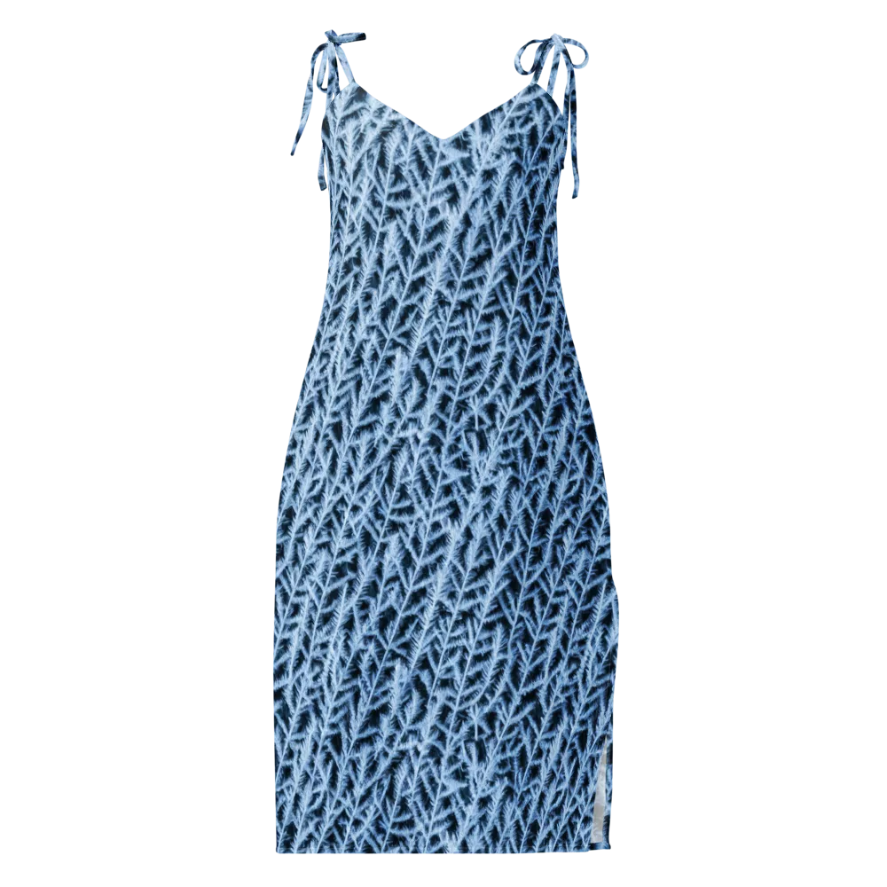Frosted Fern on Slip Dress — Front