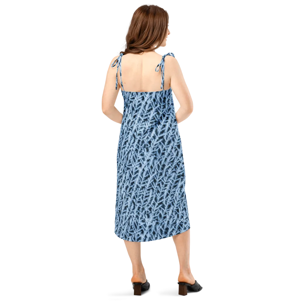 Frosted Fern on Slip Dress — Back