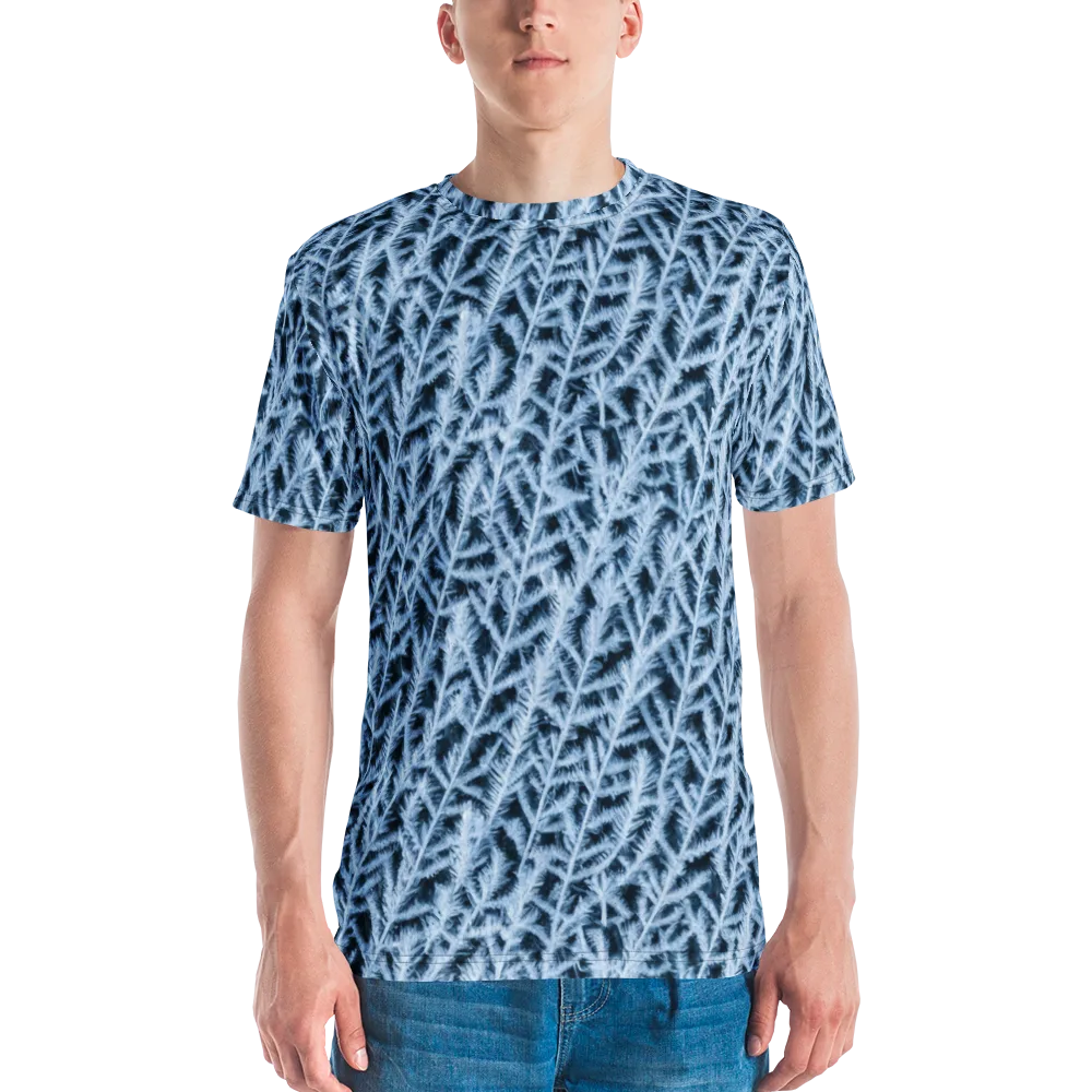 Frosted Fern on Men's Crew Neck T-Shirt — Front