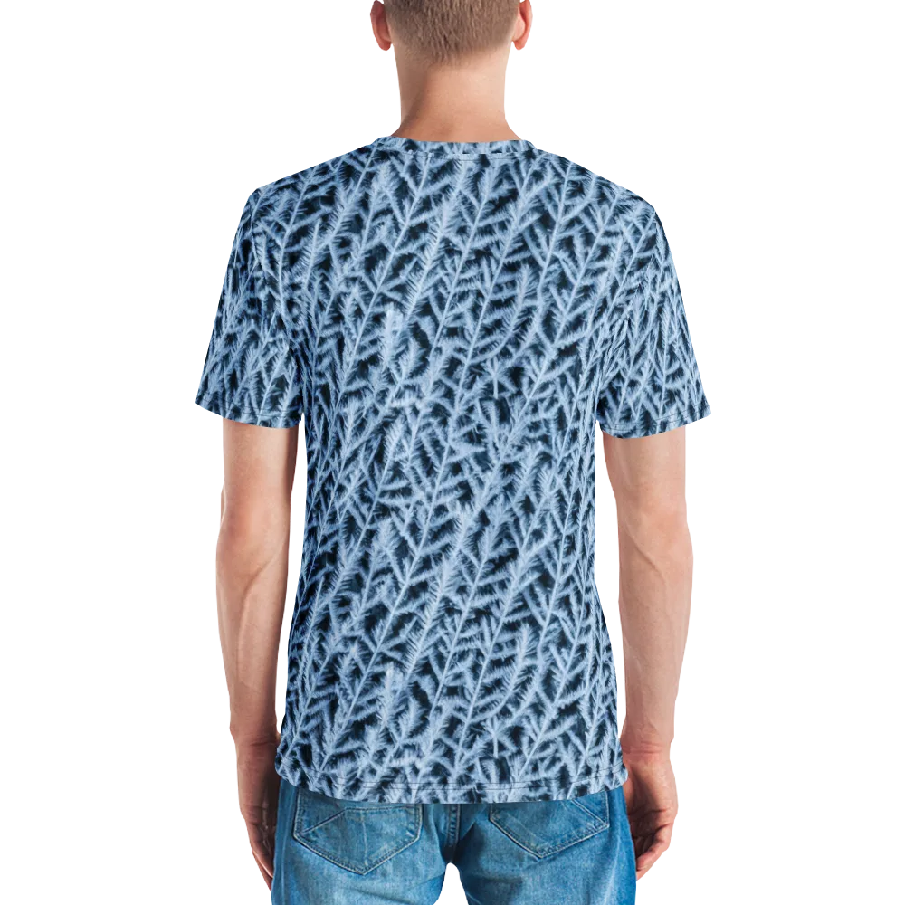 Frosted Fern on Men's Crew Neck T-Shirt — Back