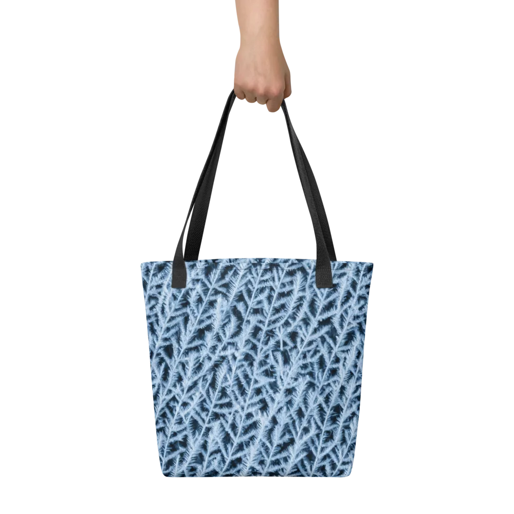 Frosted Fern on Tote Bag — Front