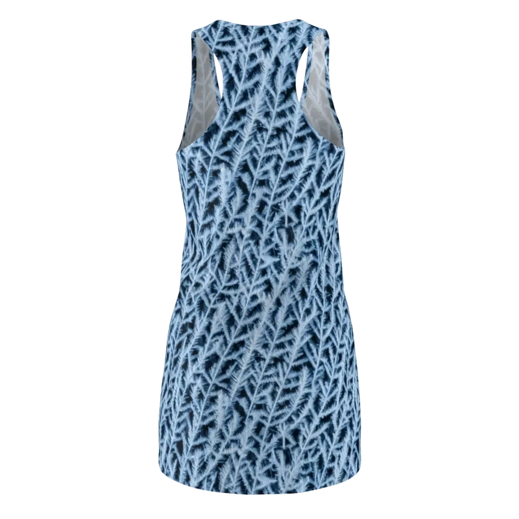 Frosted Fern on Racerback Dress — Back