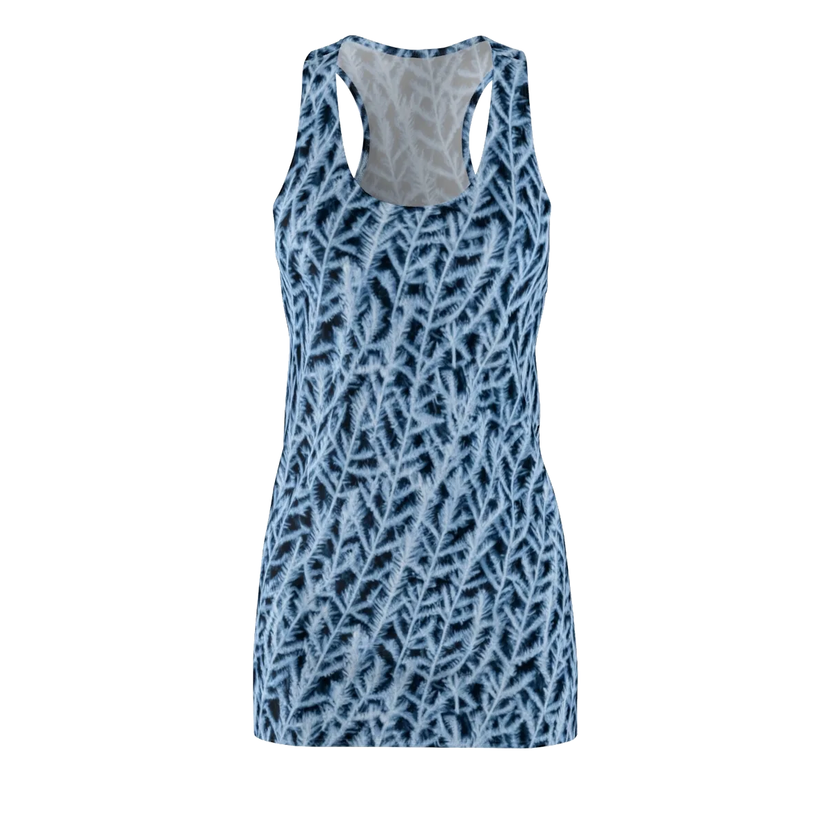 Frosted Fern on Racerback Dress — Front