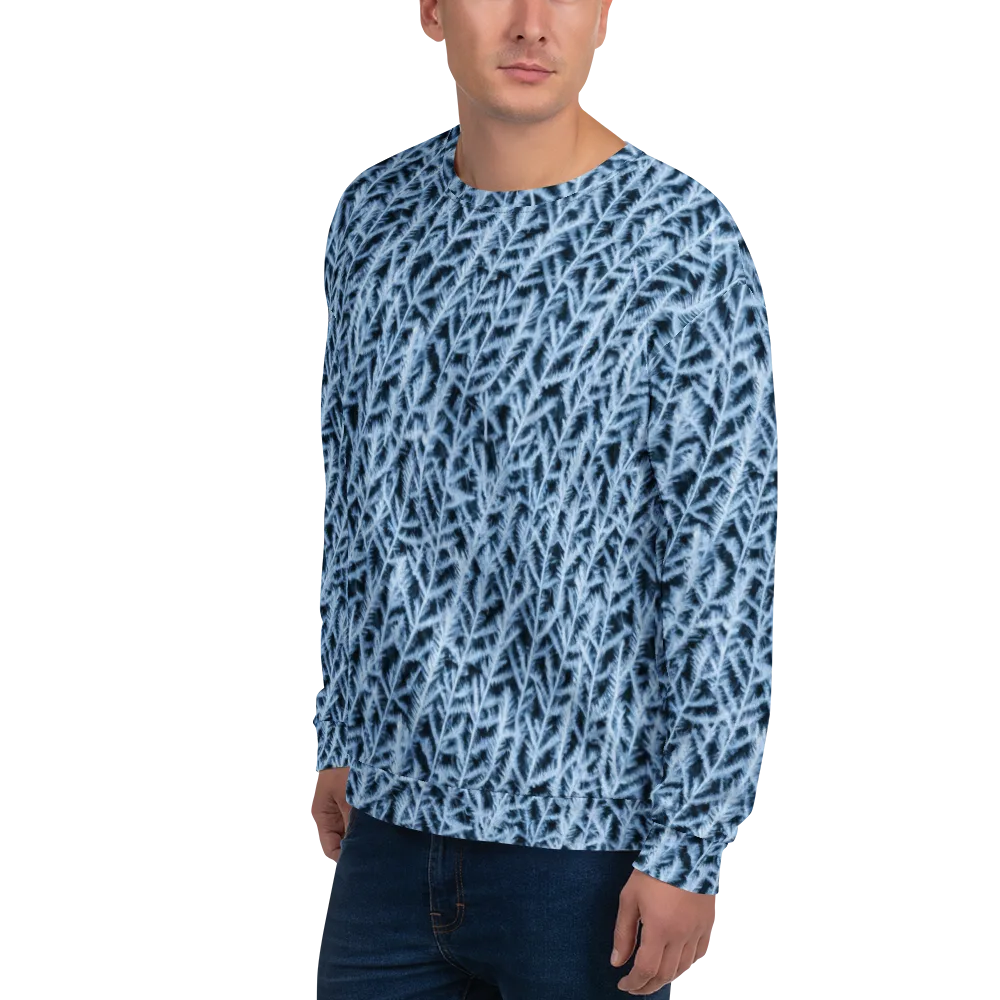 Frosted Fern on Sweatshirt — Left Front