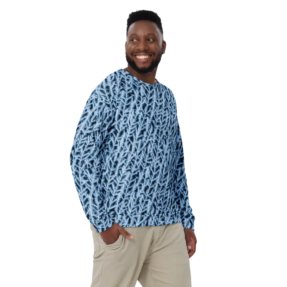 Frosted Fern on Sweatshirt — Front
