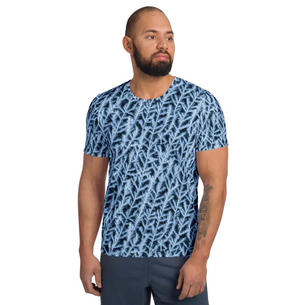 Frosted Fern on Men's Athletic T-Shirt — Front