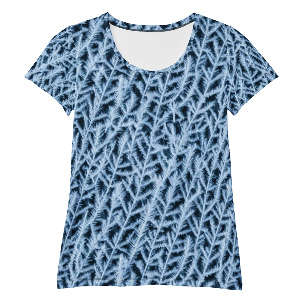 Frosted Fern on Women's Athletic T-Shirt — Front