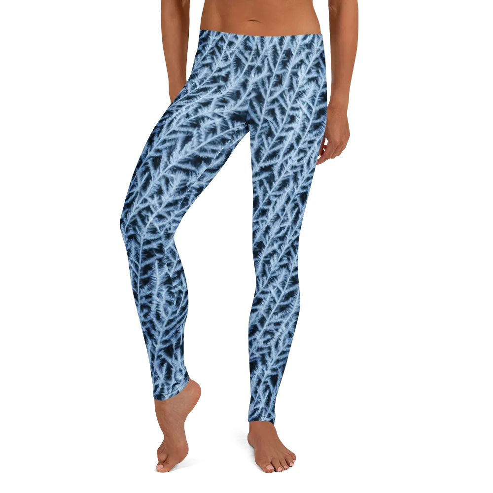 Frosted Fern on Leggings — Front