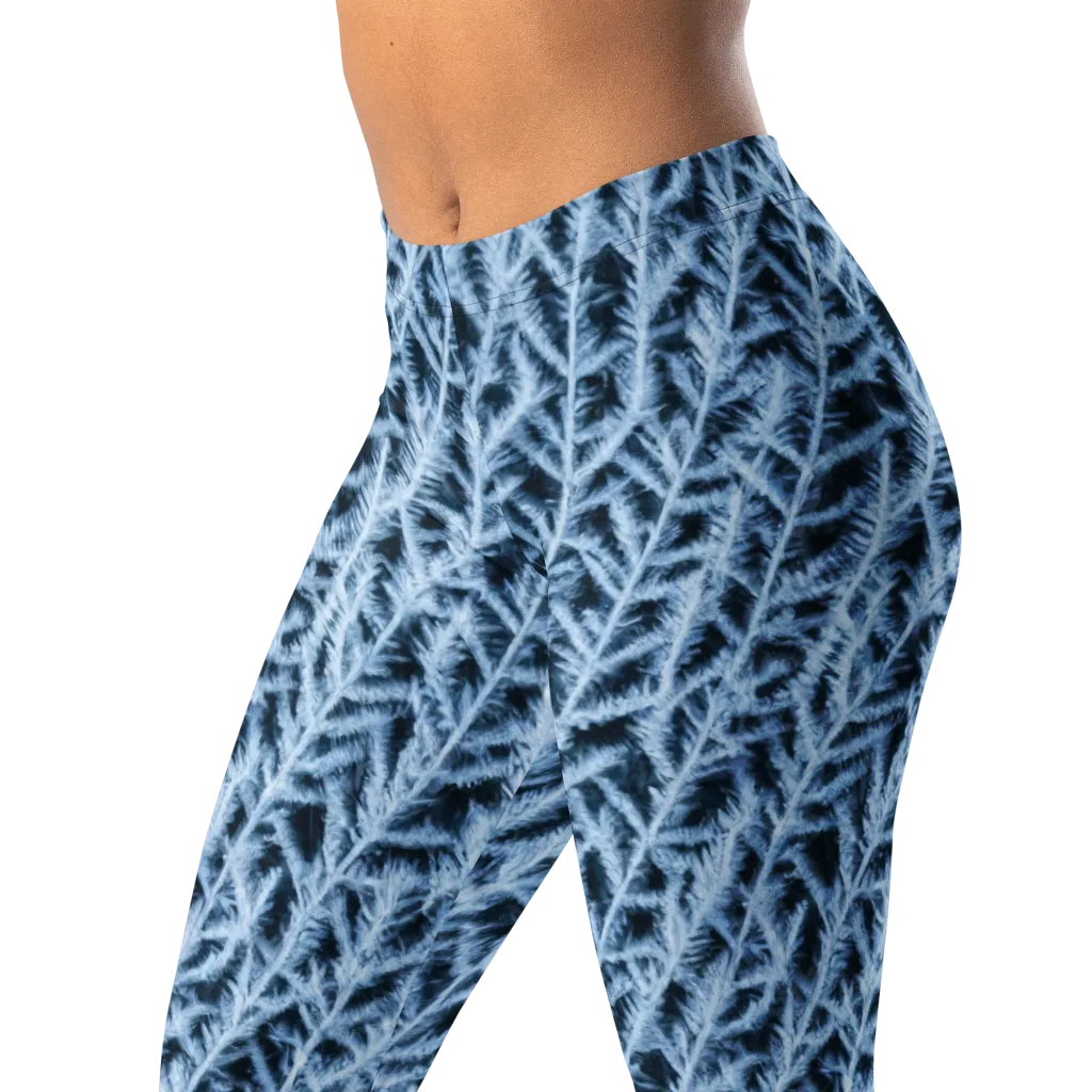 Frosted Fern on Leggings — Left Front