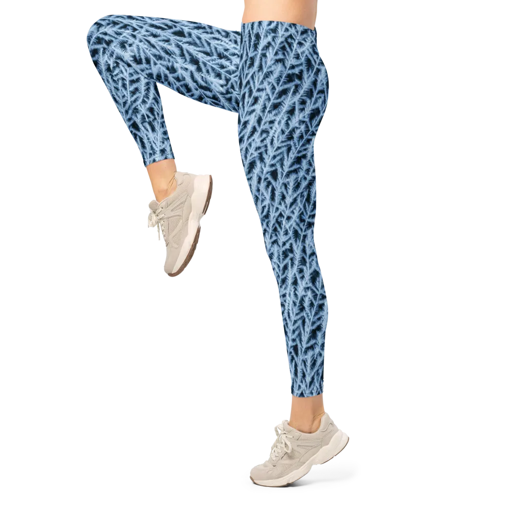 Frosted Fern on Leggings — Left