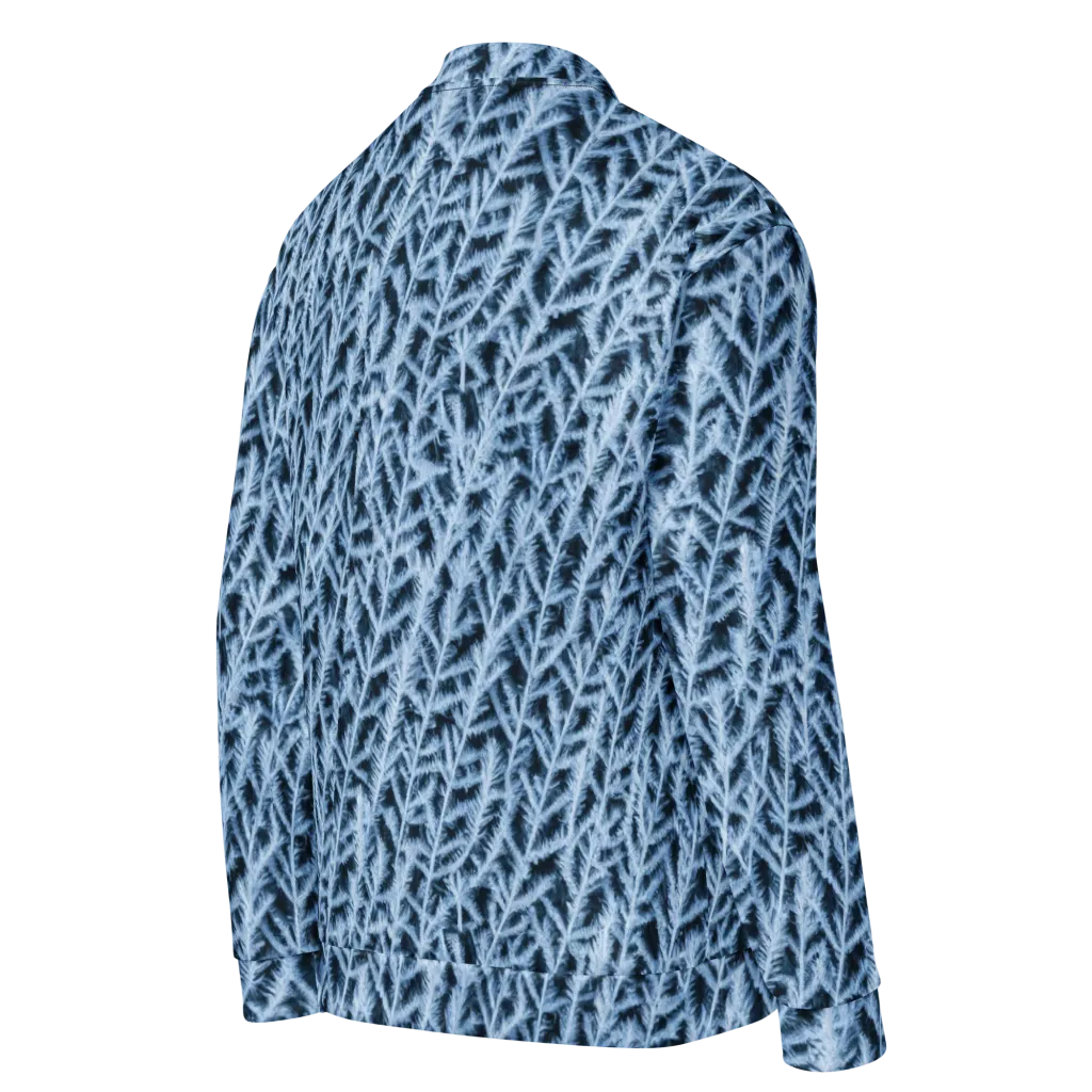 Frosted Fern on Bomber Jacket — Right Back