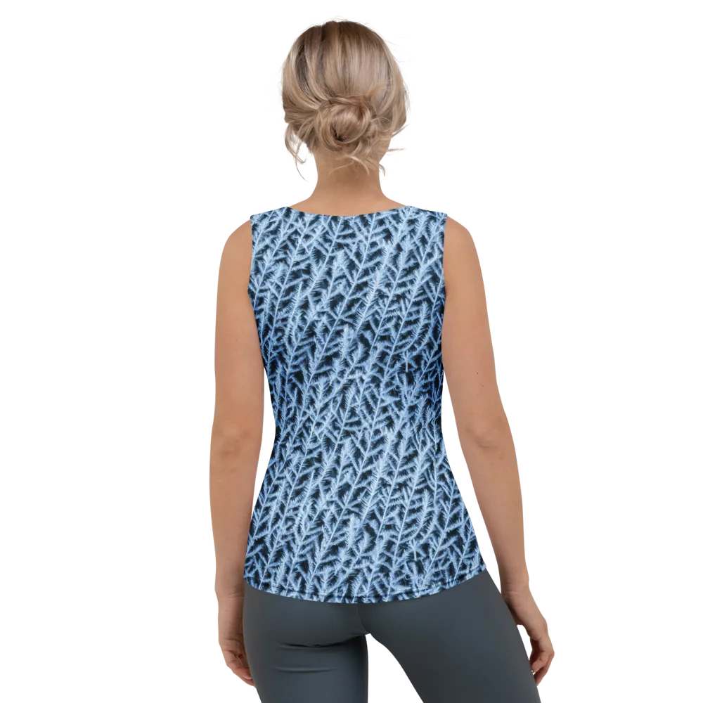 Frosted Fern on Women's Tank Top — Back