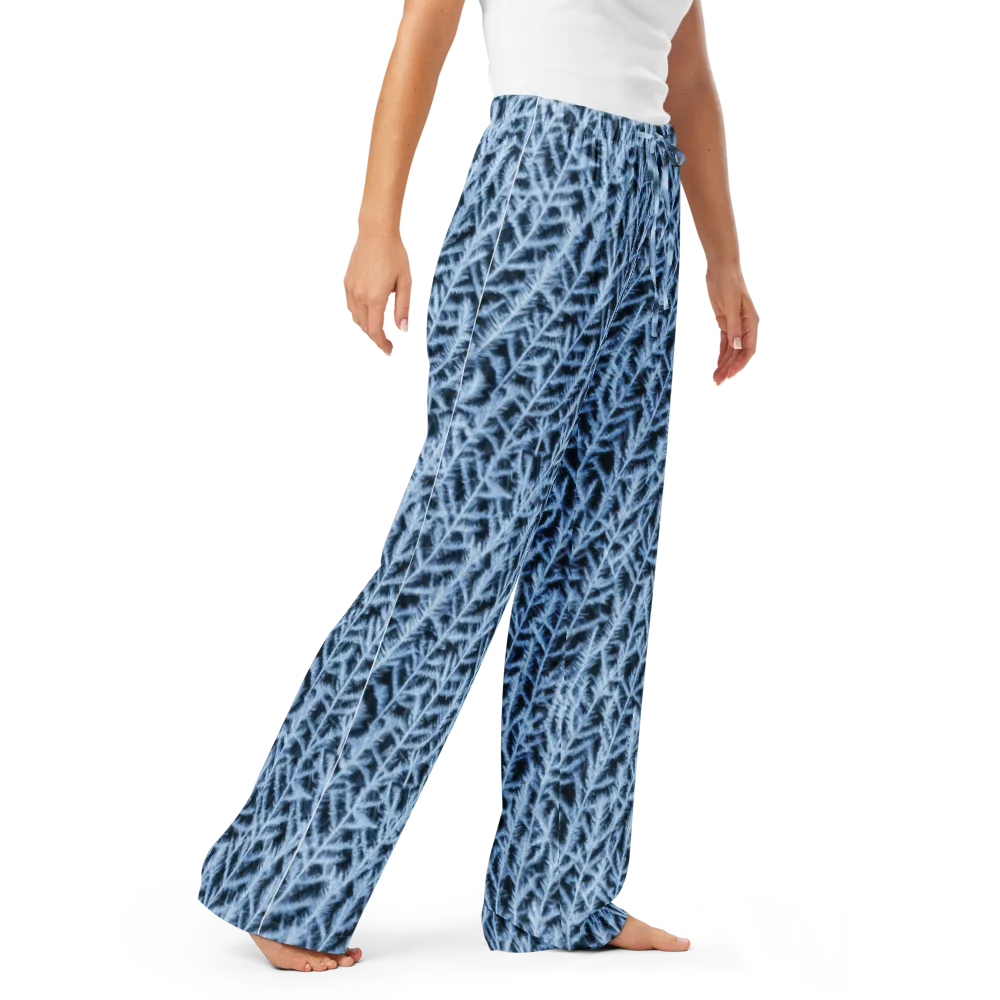 Frosted Fern on Women's Pajama Pants — Right Front