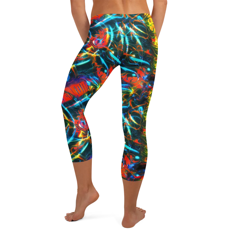 Spectrum Ignition on Capri Leggings — Back