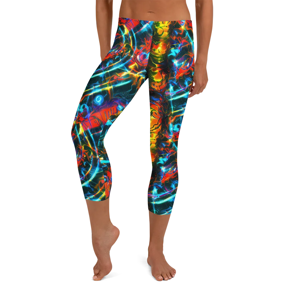 Spectrum Ignition on Capri Leggings — Front