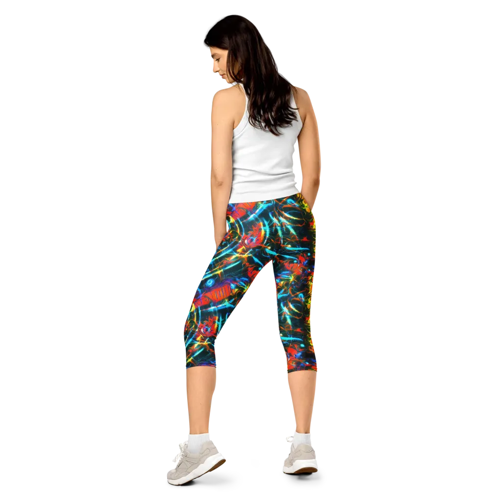 Spectrum Ignition on Capri Leggings — Back