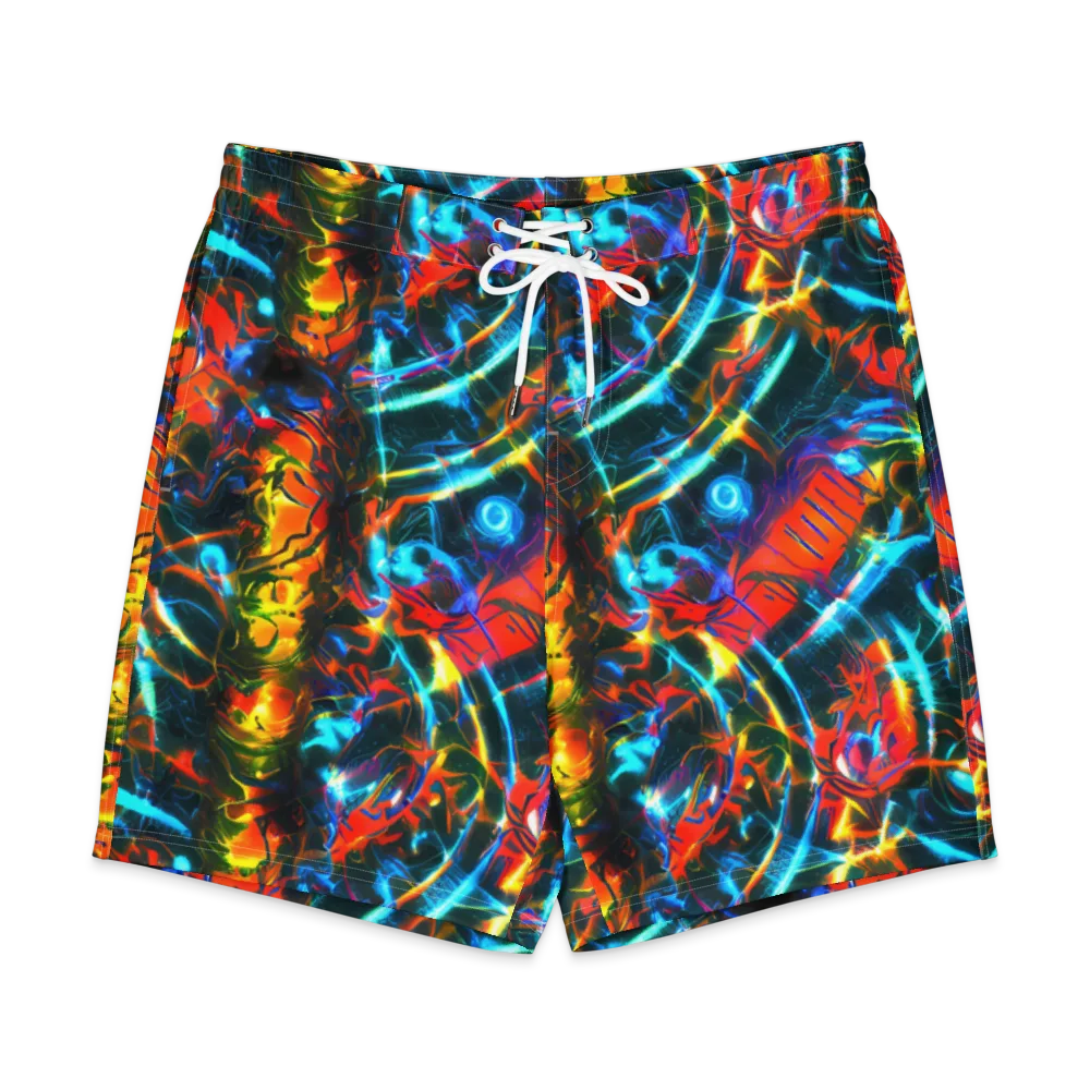 Spectrum Ignition on Men's Board Shorts — Front