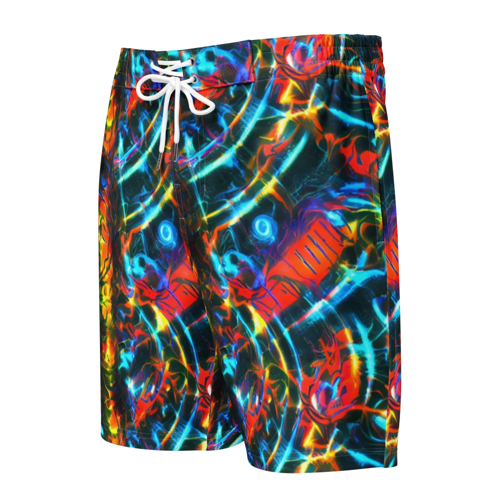 Spectrum Ignition on Men's Board Shorts — Front