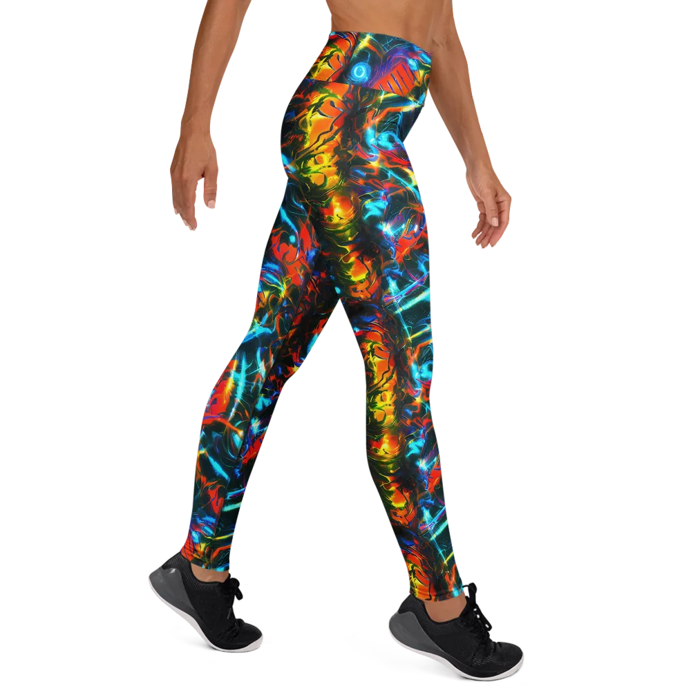 Spectrum Ignition on Yoga Leggings — Right