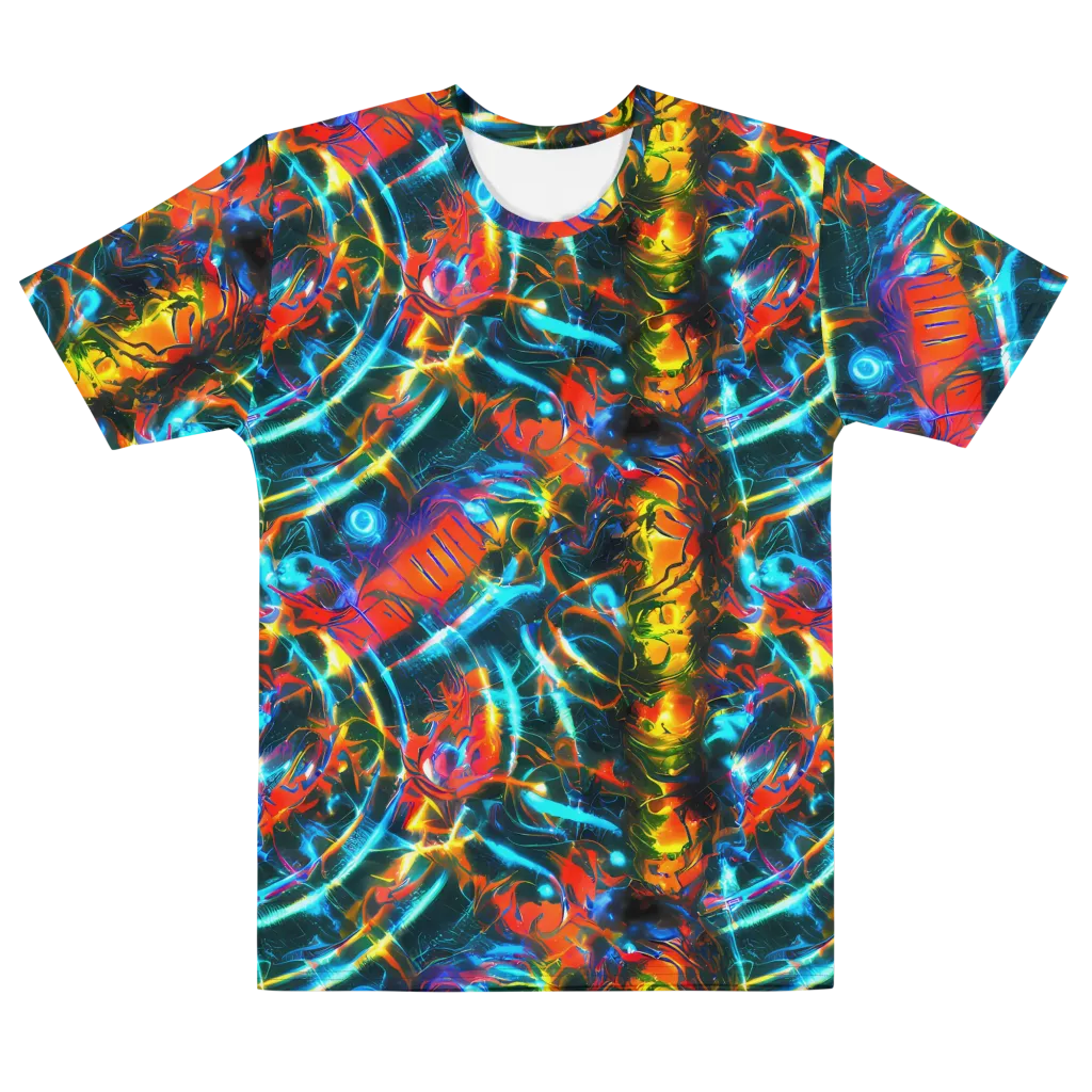 Spectrum Ignition on Men's Cotton Crew Neck T-Shirt — Front