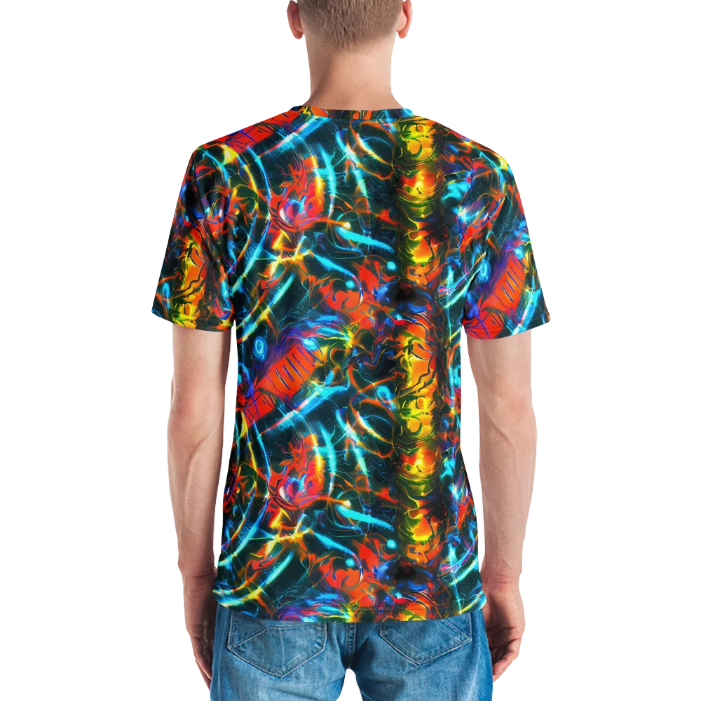 Spectrum Ignition on Men's Crew Neck T-Shirt — Back