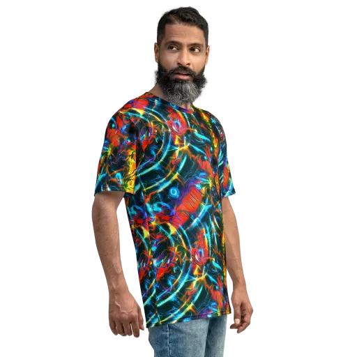 Spectrum Ignition on a Men's Crew Neck T-Shirt