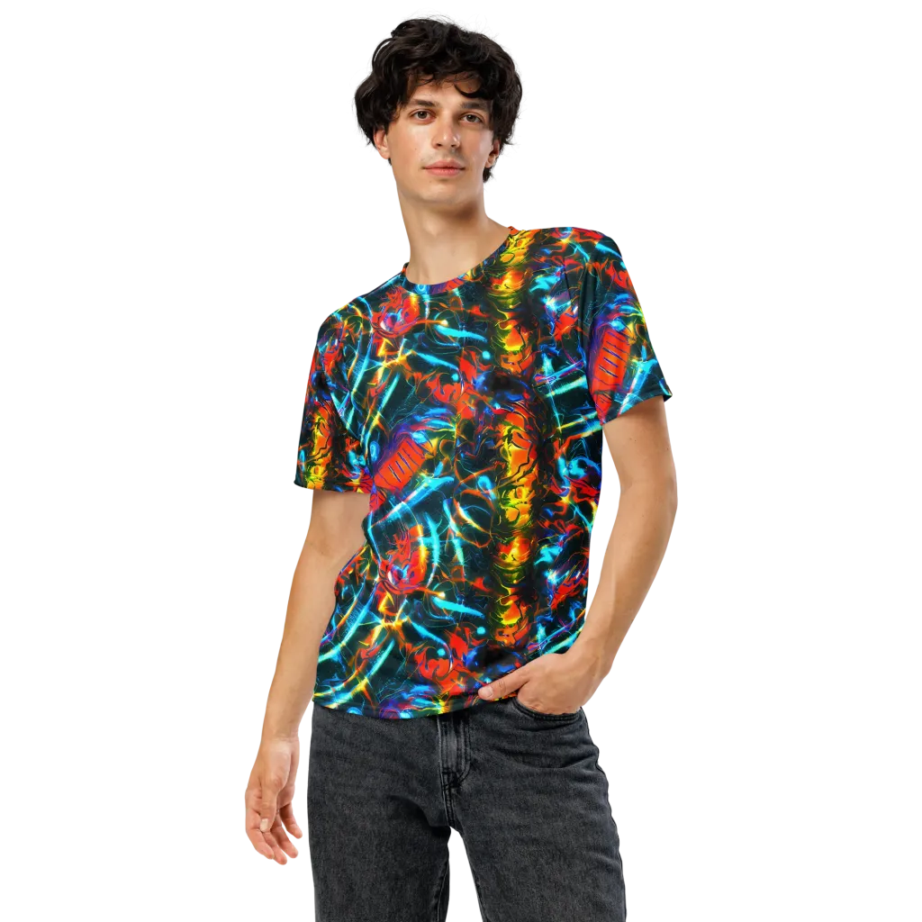 Spectrum Ignition on Men's Crew Neck T-Shirt — Front