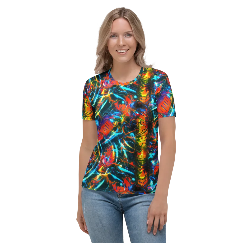 Spectrum Ignition on Women's Crew Neck T-Shirt — Front