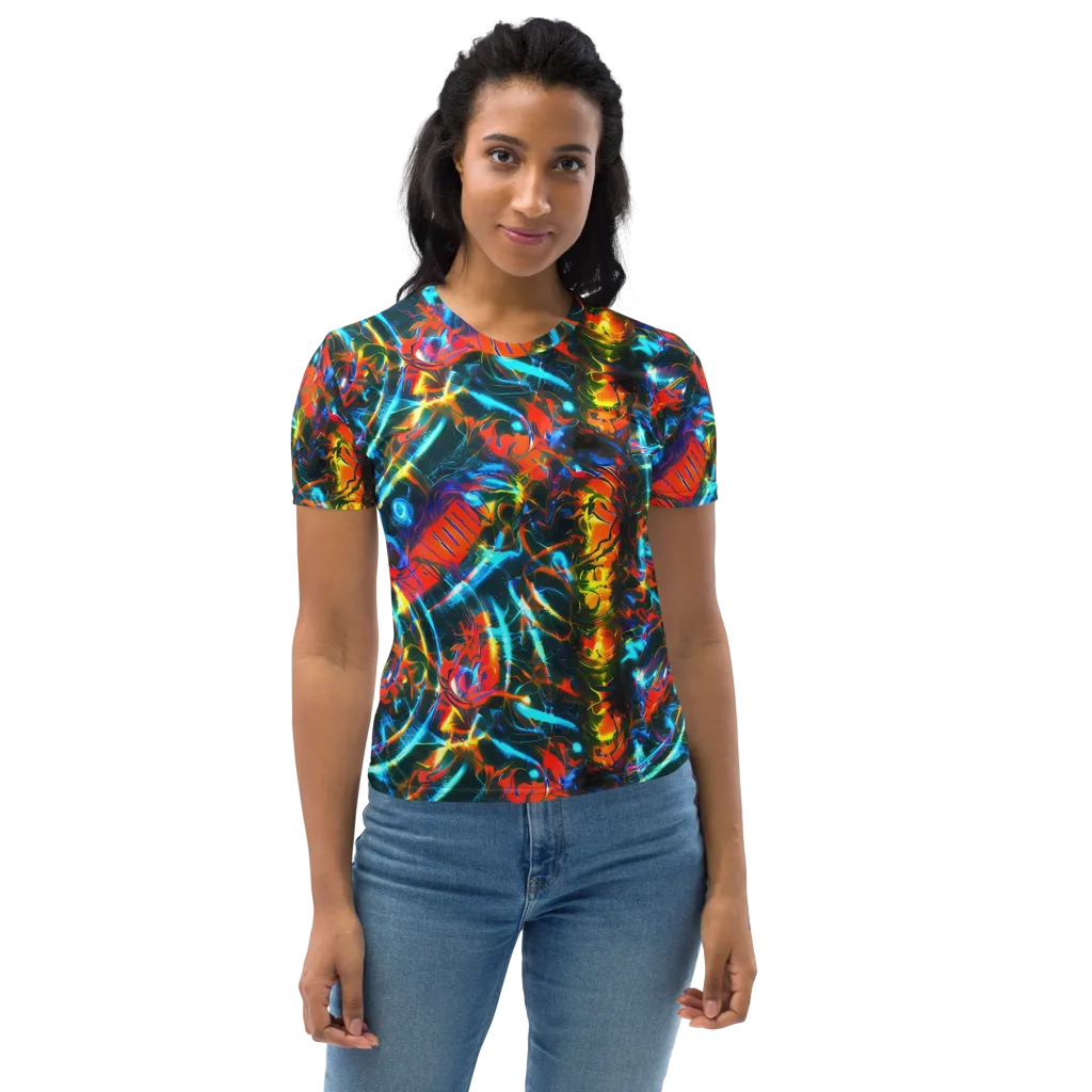 Spectrum Ignition on Women's Crew Neck T-Shirt — Front