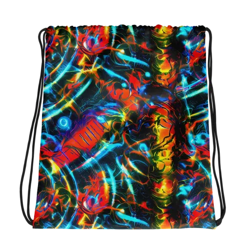Spectrum Ignition on a Drawstring Bag