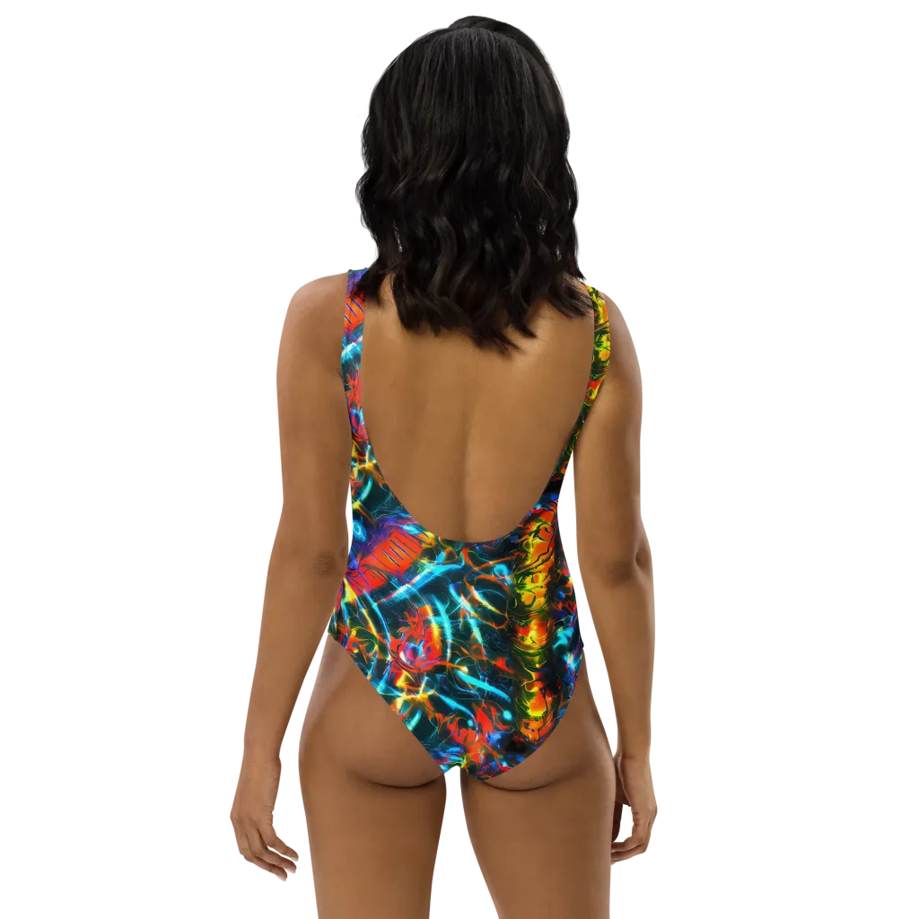 Spectrum Ignition on One-Piece Swimsuit — Back