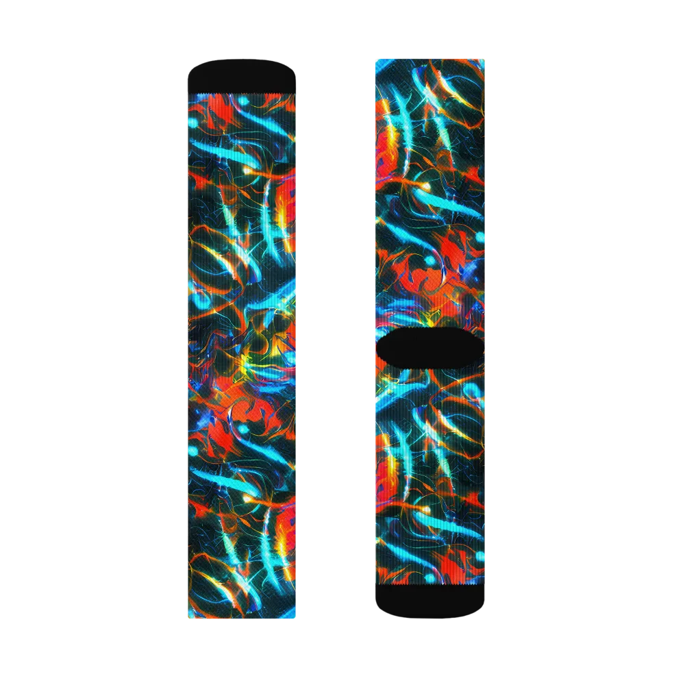 Spectrum Ignition on Socks — Left Sock