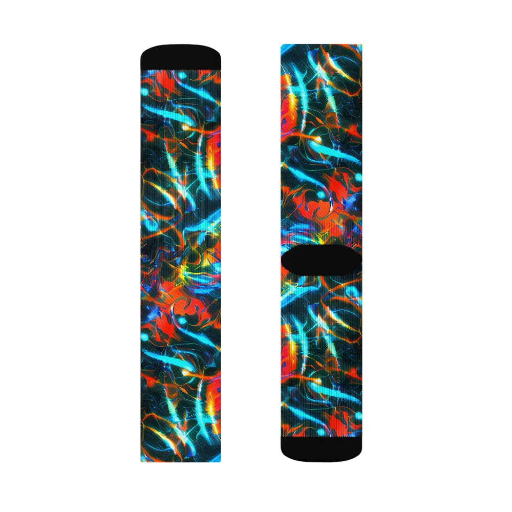 Spectrum Ignition on Socks — Right Sock
