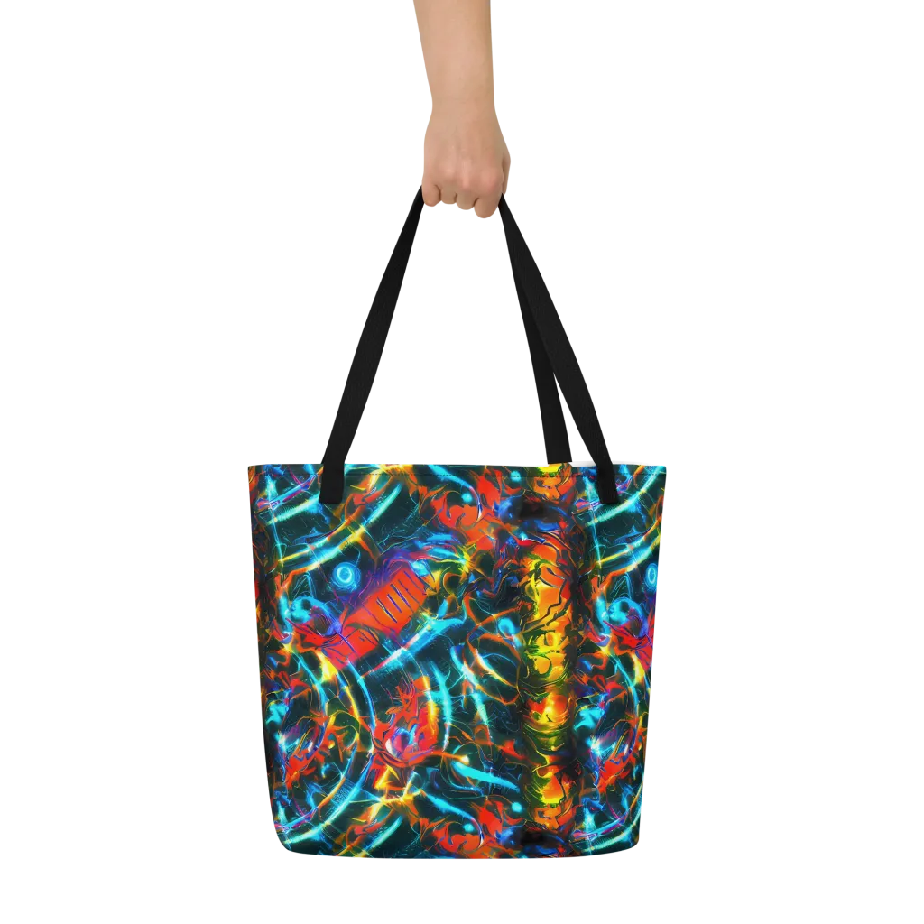 Spectrum Ignition on Large Tote Bag W/ Pocket — Front