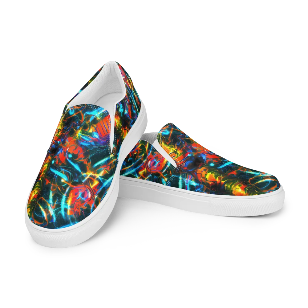Spectrum Ignition on Women's Slip-On Canvas Shoes — Left Front