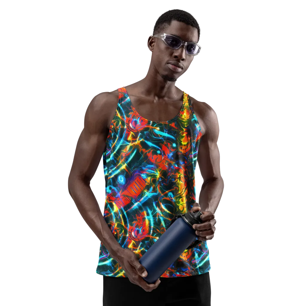 Spectrum Ignition on Men's Tank Top — Front