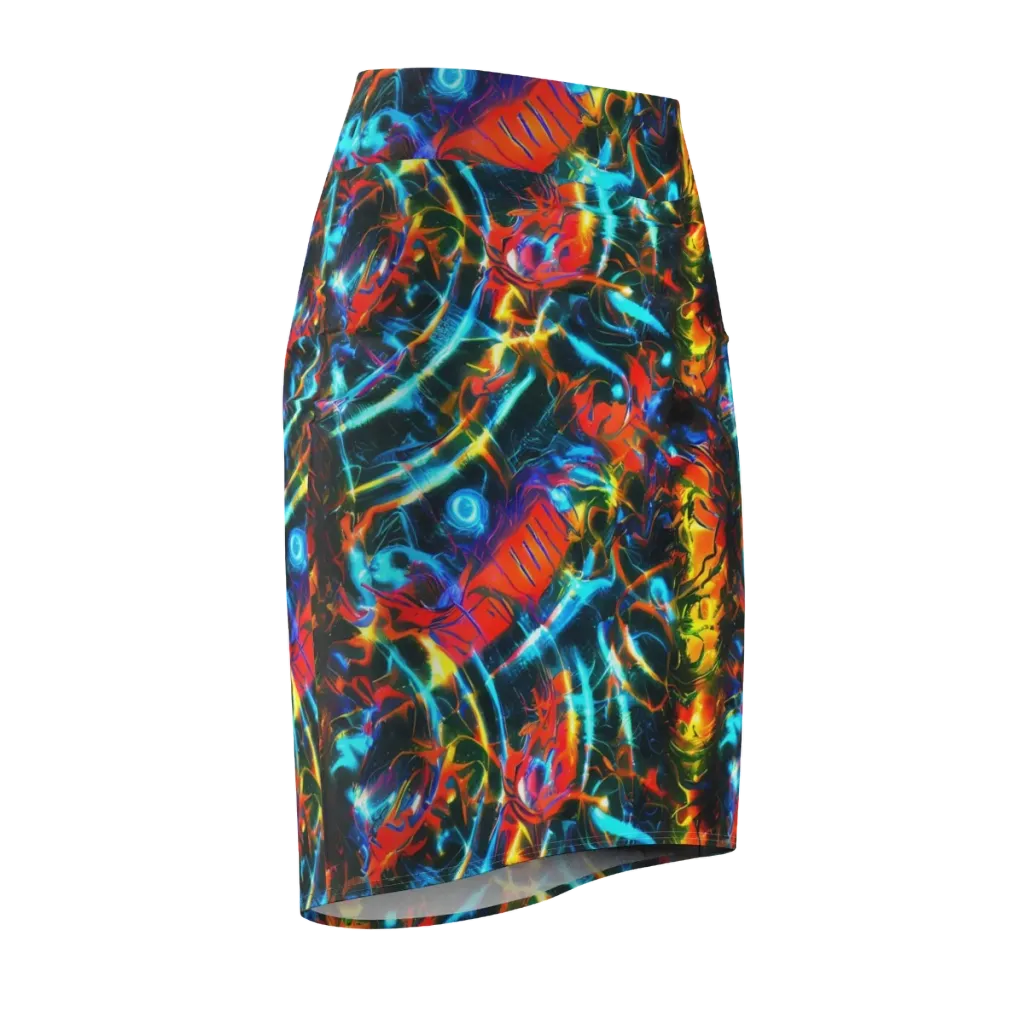 Spectrum Ignition on Pencil Skirt — Front Side