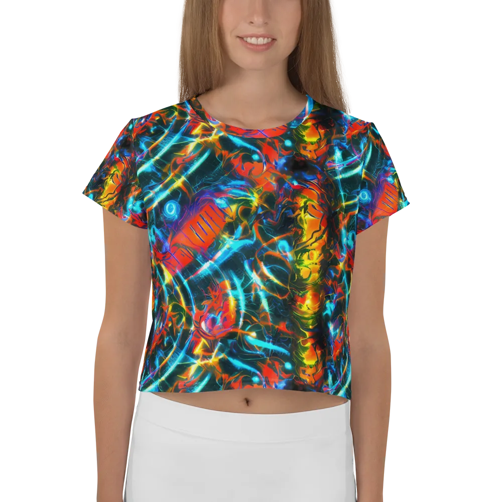 Spectrum Ignition on Crop Tee — Front