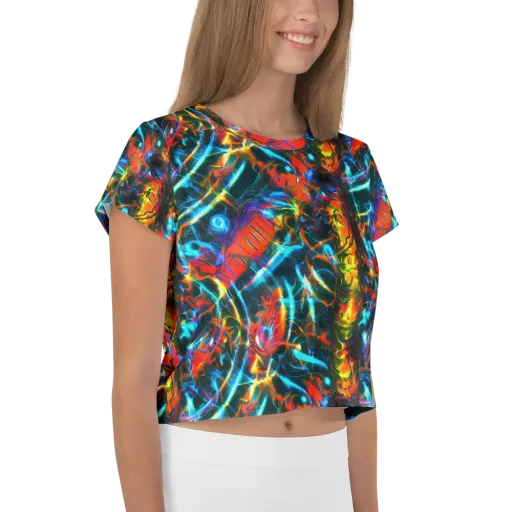 Spectrum Ignition on a Crop Tee
