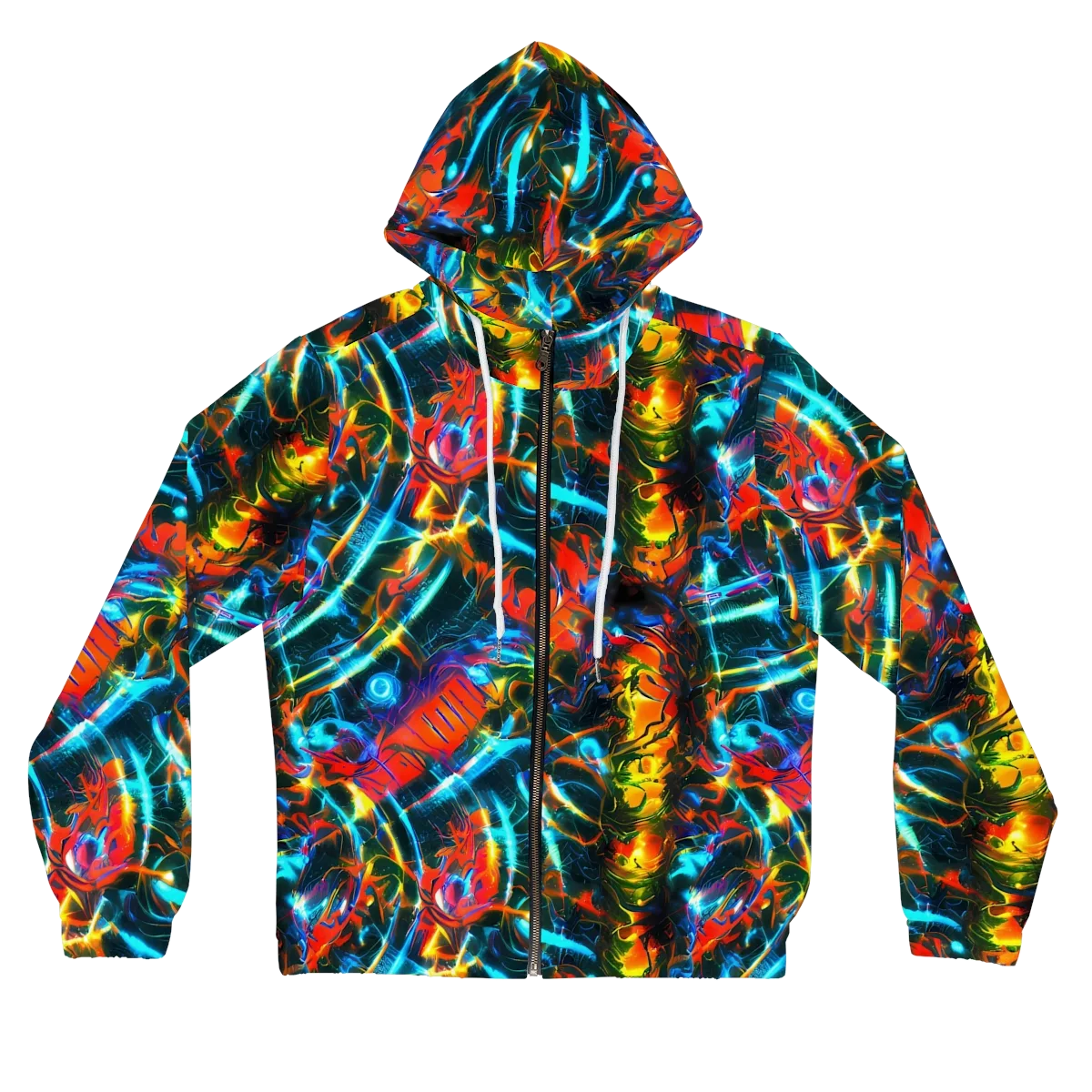 Spectrum Ignition on Women's Full-Zip Hoodie — Front