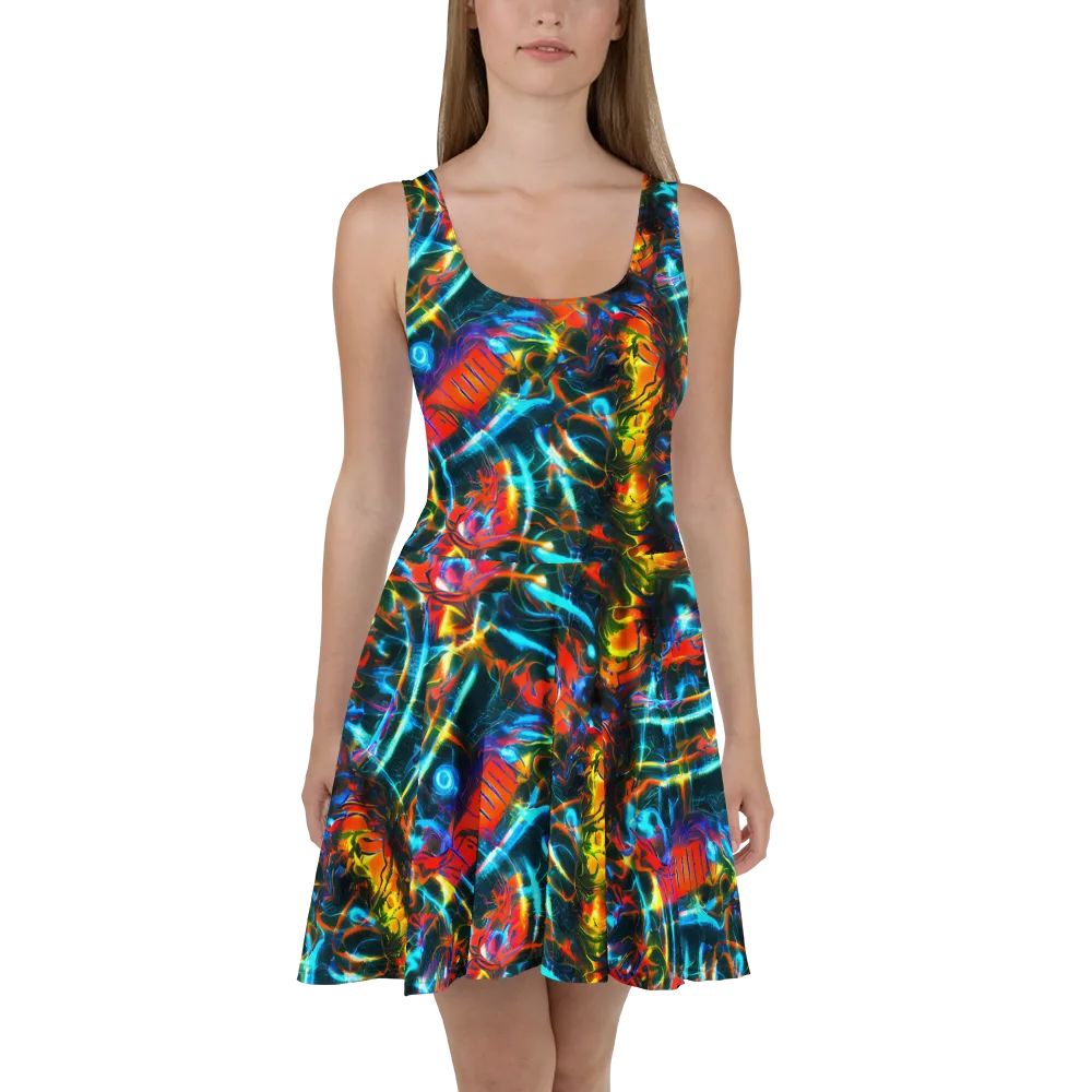Spectrum Ignition on Skater Dress — Front
