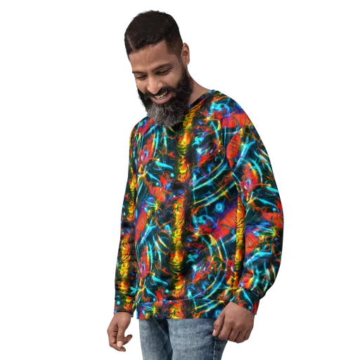 Spectrum Ignition on a Sweatshirt