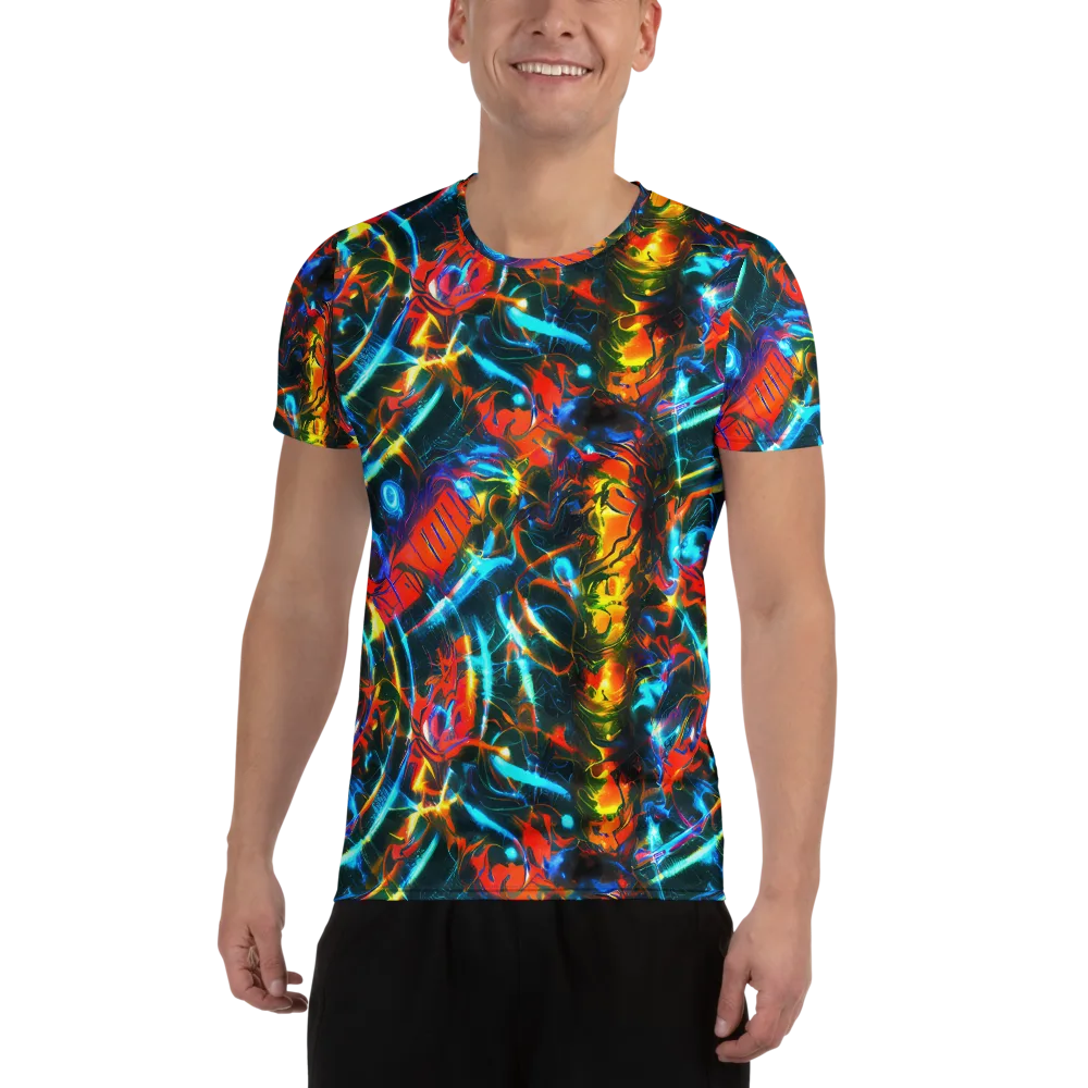 Spectrum Ignition on Men's Athletic T-Shirt — Front
