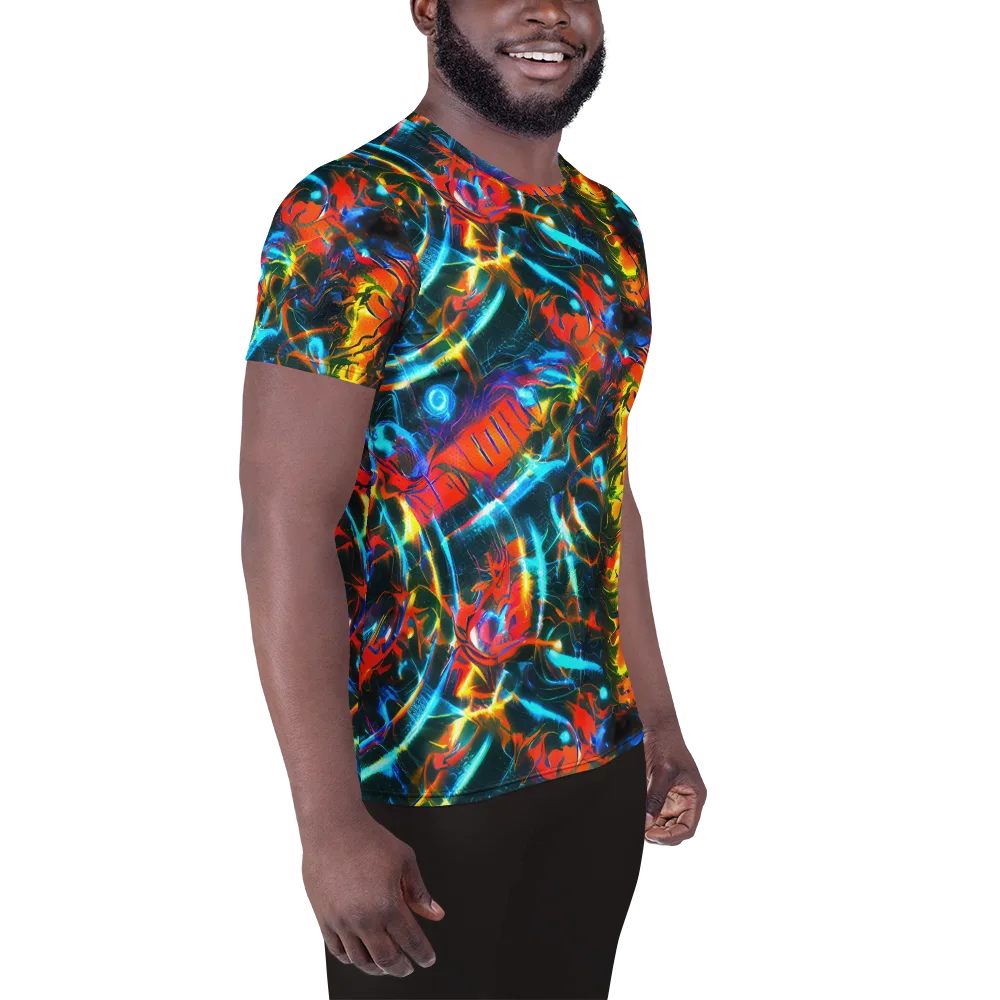 Spectrum Ignition on Men's Athletic T-Shirt — Right