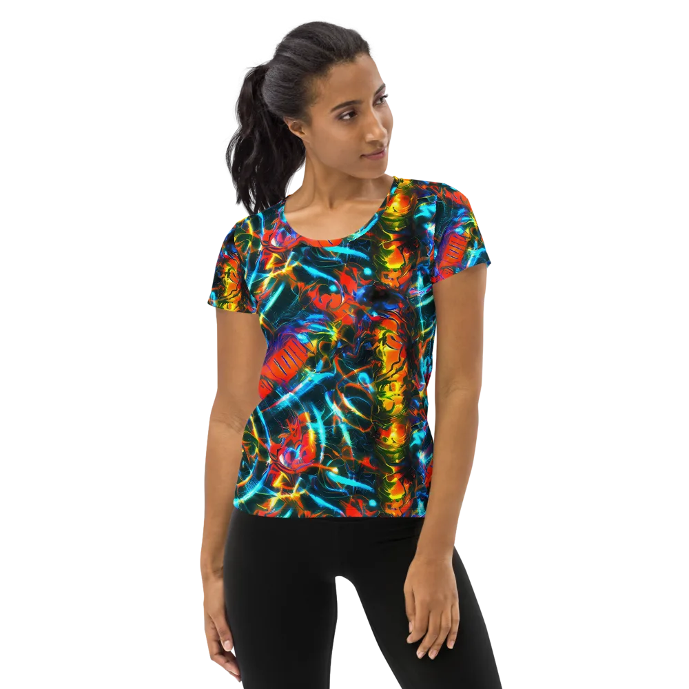 Spectrum Ignition on Women's Athletic T-Shirt — Front